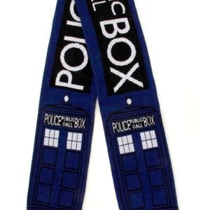 Dr Who Police Box Scarf
